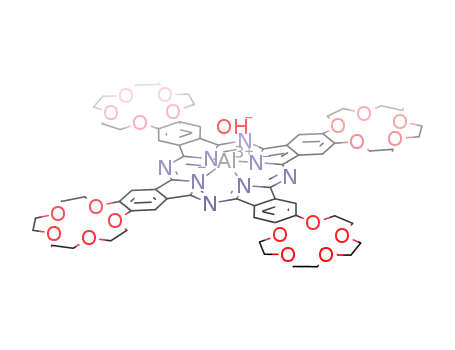 2,3,9,10,16,17,23,24-tetra(15-crown-5)phthalocyaninatoaluminum(III) hydroxide