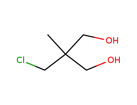 Molecular Structure of 21139-44-6 (1,3-Propanediol, 2-(chloromethyl)-2-methyl-)