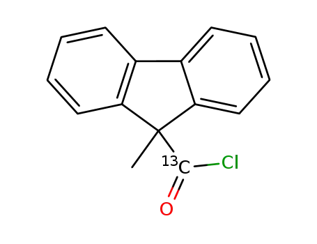 9-methylfluorene-9-([(13)C]-carbonyl) chloride