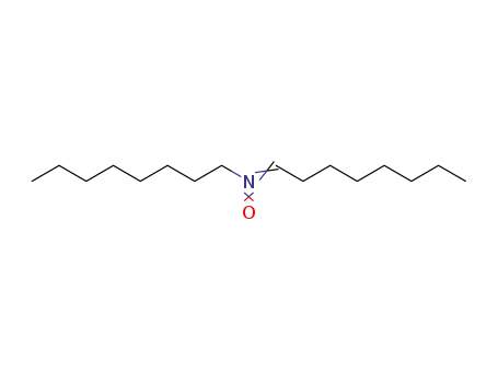 Molecular Structure of 339529-04-3 (1-Octanamine, N-octylidene-, N-oxide)