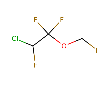 Ethane, 2-chloro-1,1,2-trifluoro-1-(fluoromethoxy)-