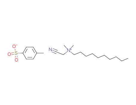 (cyanomethyl)dimethyldecylammonium tosylate