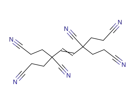 4,7-Bis-<2-cyan-aethyl>-4,7-dicyan-decen-(5)-disaeure-dinitril