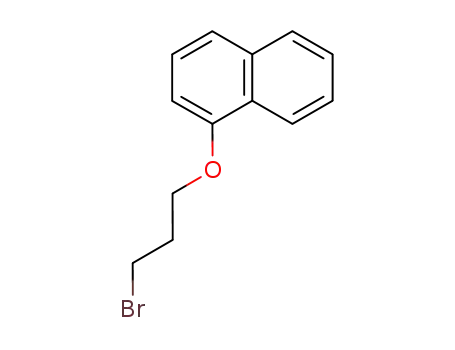Molecular Structure of 3351-50-6 (Naphthalene, 1-(3-bromopropoxy)-)