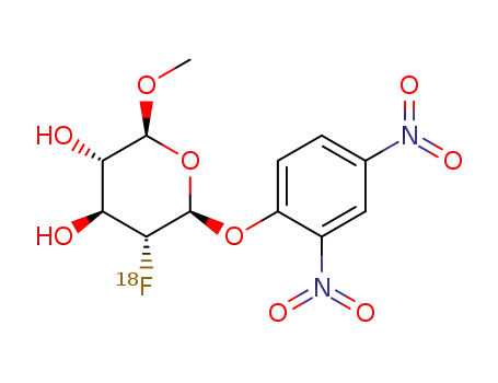 2,4-dinitrophenyl-2-deoxy-[18F]-2-fluoro-β-D-glucopyranoside