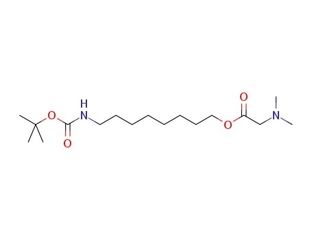 8-(t-butoxycarbonylamino)octyl 2-(dimethylamino)acetate