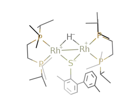 [Rh2(1,2-bis(diisopropylphosphino)ethane)2(μ-SC12H7Me2)(μ-H)]