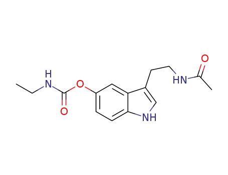 carbamic acid 3-(2-acetylamino-ethyl)-1H-indol-5-yl ethyl ester
