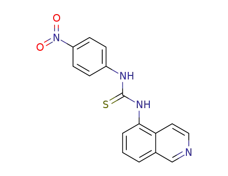 1-(isoquinolin-5-yl)-3-(4-nitrophenyl)thiourea