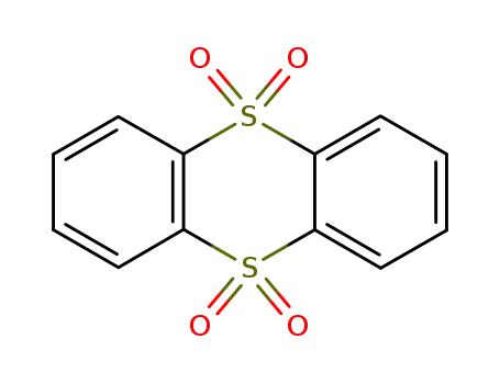 Molecular Structure of 2362-55-2 (thianthrene 5,5,10,10-tetraoxide)