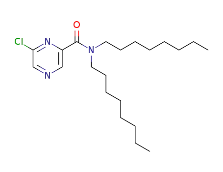 6-chloro-N,N-dioctylpyrazine-2-carboxamide