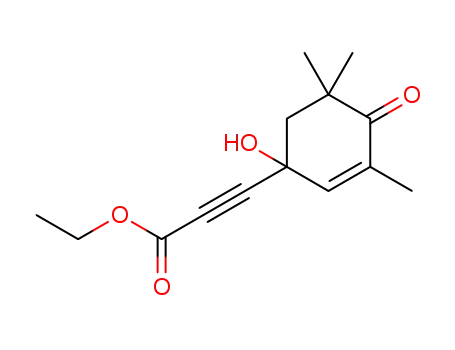 ethyl 3-(1′-hydroxy-3′,5′,5′-trimethyl-4′-oxocyclohex-2′-en-1′-yl)propiolate