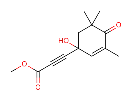 methyl 3-(1′-hydroxy-3′,5′,5′-trimethyl-4′-oxocyclohex-2′-en-1′-yl)propiolate