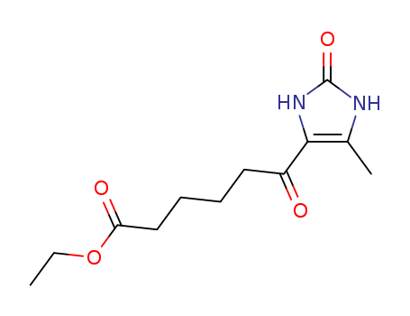 1H-Imidazole-4-hexanoicacid, 2,3-dihydro-5-methyl-e,2-dioxo-, ethylester