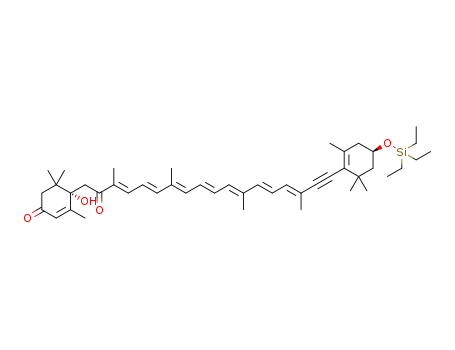 (S)-4-hydroxy-3,5,5-trimethyl-4-[(3E,5E,7E,9E,11E,13E,15E)-3,7,12,16-tetramethyl-2-oxo-18-((R)-2,6,6-trimethyl-4-(triethylsilyloxy)cyclohex-1-en-1-yl)octadeca-3,5,7,9,11,13,15-heptaen-17-yn-1-yl]cyclohex-2-enone