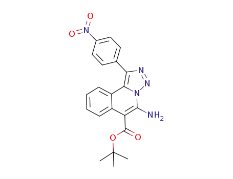 tert-butyl 5-amino-1-(4-nitrophenyl)[1,2,3]triazolo[5,1-a]isoquinoline-6-carboxylate