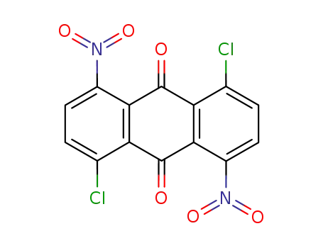 Molecular Structure of 6305-89-1 (1,5-dichloro-4,8-dinitroanthracene-9,10-dione)