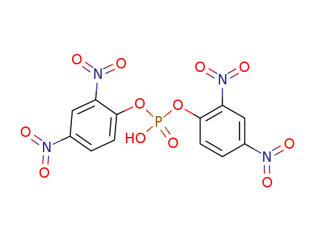 Molecular Structure of 18962-97-5 (Phenol, 2,4-dinitro-, hydrogen phosphate (ester))