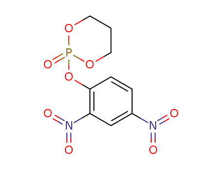 Molecular Structure of 4225-82-5 (1,3,2-Dioxaphosphorinane, 2-(2,4-dinitrophenoxy)-, 2-oxide)