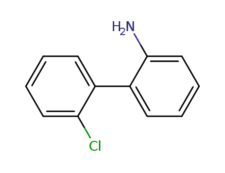 Molecular Structure of 1203-43-6 ([1,1'-Biphenyl]-2-amine, 2'-chloro-)