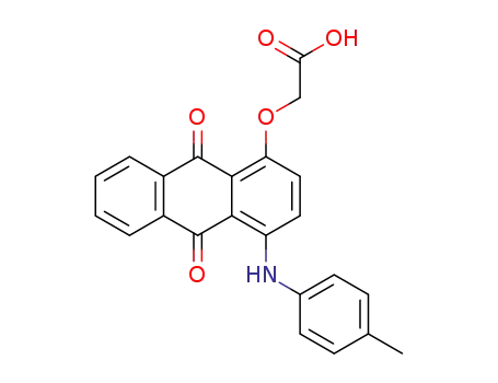 2-[9,10-dioxo-4-(p-tolylamino)-9,10-dihydroanthracen-1-oxyl]acetic acid