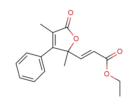 (E)-ethyl 3-(2,4-dimethyl-5-oxo-3-phenyl-2,5-dihydrofuran-2-yl)acrylate