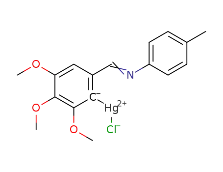 ((2,3,4-trimethoxy)-6-((p-tolylimino)methyl)phenyl)mercury(II) chloride