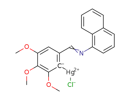 (2,3,4-trimethoxy)-6-((naphthalene-1-ylimino)phenyl)mercury(II) chloride