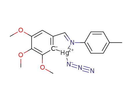 ((2,3,4-trimethoxy)-6-((p-tolylimino)methyl)phenyl)mercury azide