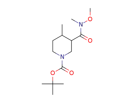tert-butyl 3-(methoxy(methyl)carbamoyl)-4-methylpiperidine-1-carboxylate