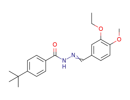 4-tert-butyl-N-[(3-ethoxy-4-methoxyphenyl)methylidene]benzhydrazide