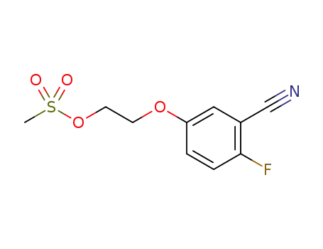 2-(3-cyano-4-fluorophenoxy)ethyl methanesulfonate