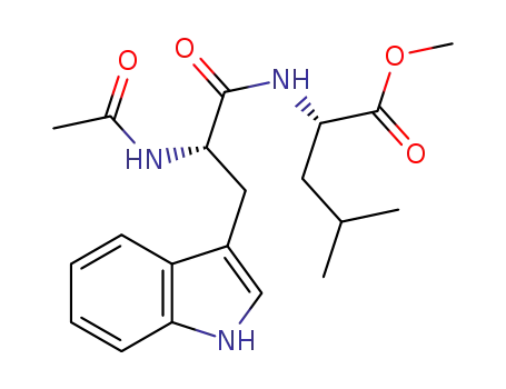 (S)-methyl 2-((S)-2-acetamido-3-(1H-indol-3-yl)propanamido)-4-methyl pentanoate