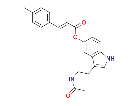 3-(2-acetamidoethyl)-1H-indol-5-yl (E)-3-(4-methylphenyl)acrylate