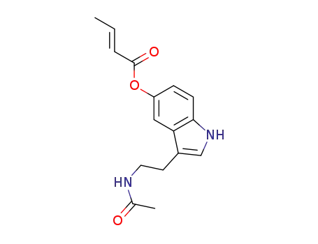 3-(2-acetamidoethyl)-1H-indol-5-yl (E)-2-butenoate