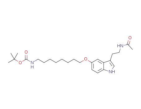 tert-butyl N-(8-{[3-(2-acetamidoethyl)-1H-indol-5-yl]oxy}octyl) carbamate