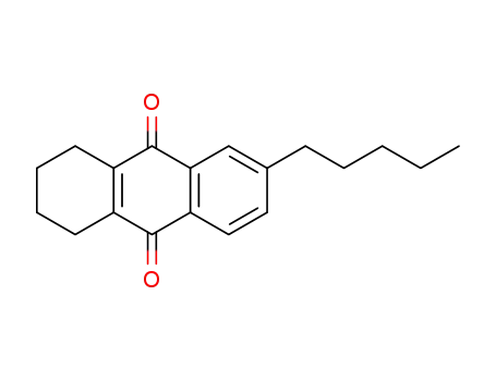 2-amyl-5,6,7,8-tetrahydroanthraquinone