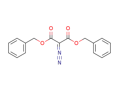 Molecular Structure of 119520-01-3 (Propanedioic acid, diazo-, bis(phenylmethyl) ester)