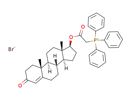 ((8R,9S,10R,13S,14S,17S)-10,13-Dimethyl-3-oxo-2,3,6,7,8,9,10,11,12,13,14,15,16,17-tetradecahydro-1H-cyclopenta[a]phenanthren-17-yloxycarbonylmethyl)-triphenyl-phosphonium; bromide