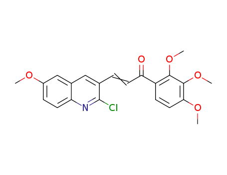 3-(2-chloro-6-methoxyquinolin-3-yl)-1-(2,3,4-trimethoxyphenyl)prop-2-en-1-one