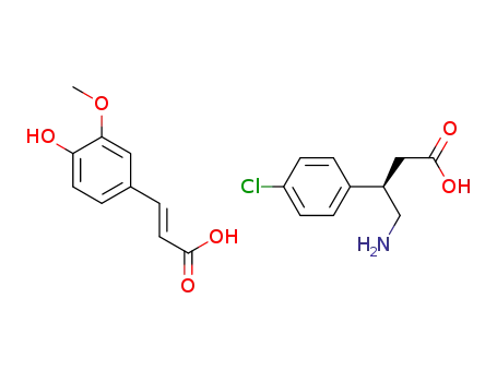 (R)-baclofen ferulic acid