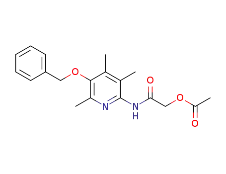 2-((5-benzyloxy-3,4,6-trimethylpyridin-2-yl)amino)-2-oxoethyl acetate
