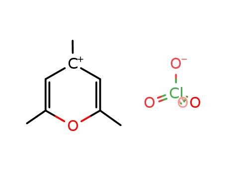 Molecular Structure of 940-93-2 (2,4,6-Trimethylpyriliumperchlorate)