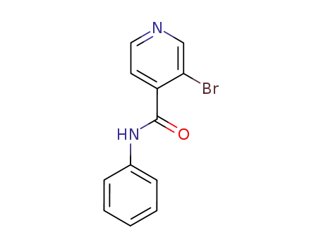 Molecular Structure of 71541-34-9 (4-Pyridinecarboxamide, 3-bromo-N-phenyl-)