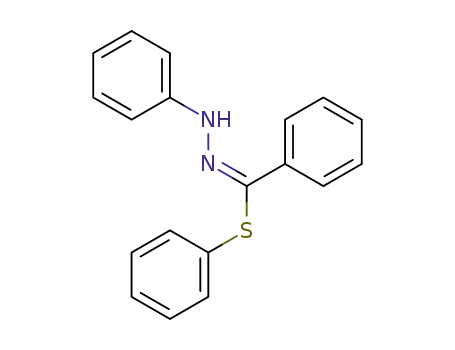 Molecular Structure of 49829-70-1 (phenyl N-phenylbenzenecarbohydrazonothioate)