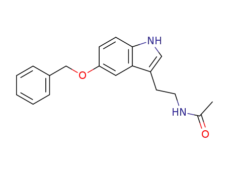 Molecular Structure of 68062-88-4 (N-ACETYL-5-BENZYLOXYTRYPTAMINE)