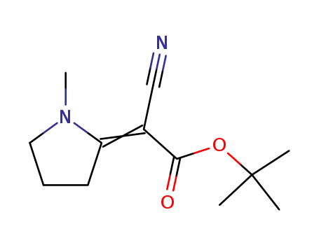 Cyano-[1-methyl-pyrrolidin-(2E)-ylidene]-acetic acid tert-butyl ester