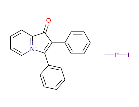 2,3-DIPHENYL-1-OXOINDOLIZINIUM TRIIODIDE