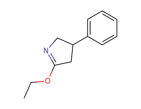 Molecular Structure of 22349-33-3 (2H-Pyrrole, 5-ethoxy-3,4-dihydro-3-phenyl-)