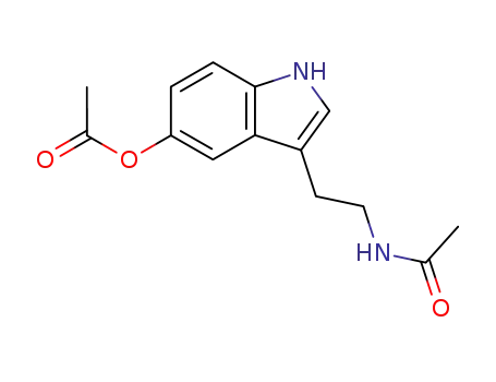 Molecular Structure of 28026-16-6 (N-ACETYL-5-ACETOXYTRYPTAMINE)